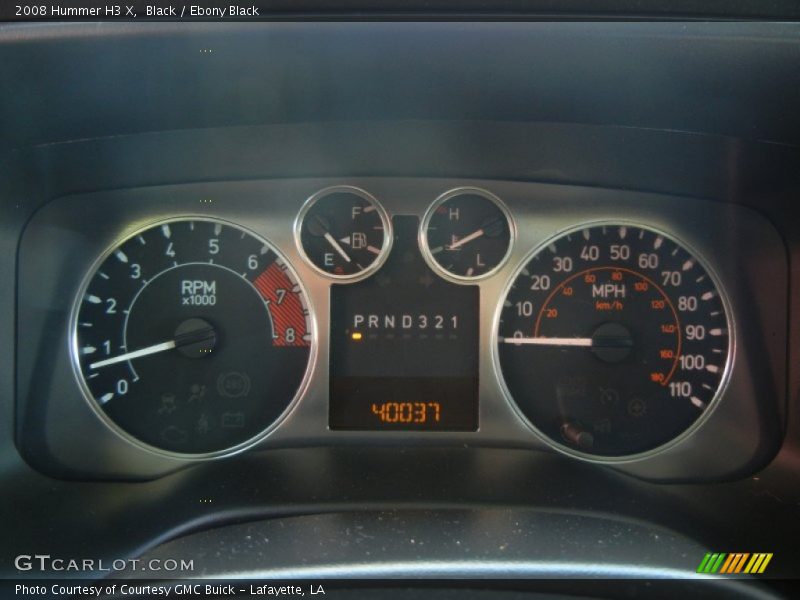 Black / Ebony Black 2008 Hummer H3 X