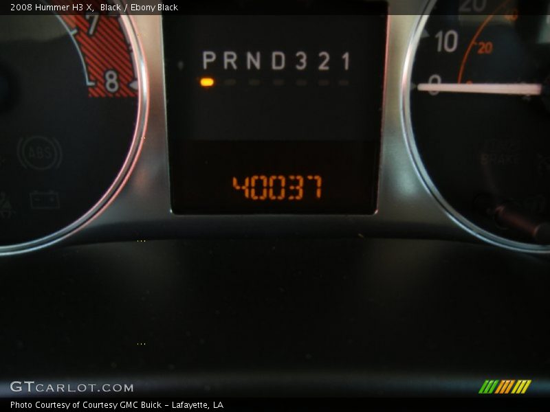 Black / Ebony Black 2008 Hummer H3 X