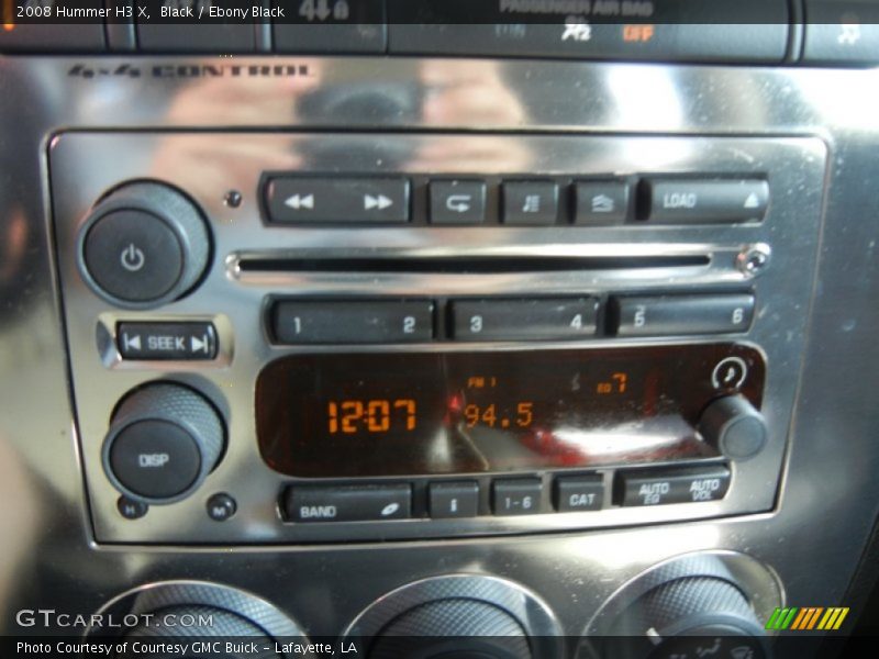 Black / Ebony Black 2008 Hummer H3 X