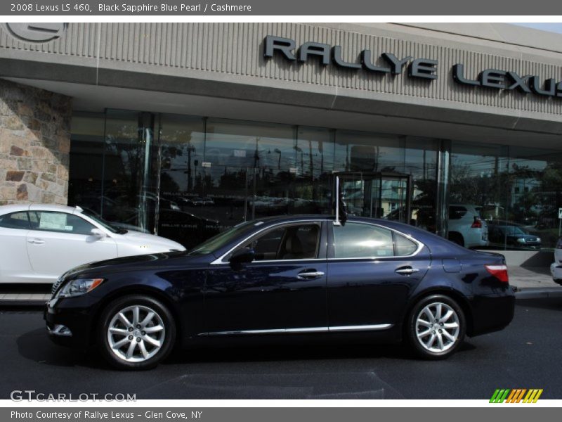 Black Sapphire Blue Pearl / Cashmere 2008 Lexus LS 460
