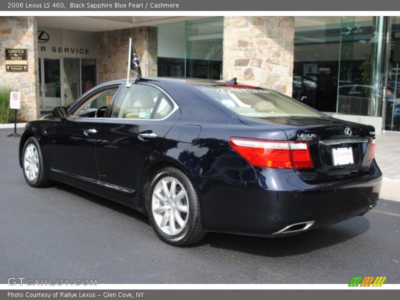 Black Sapphire Blue Pearl / Cashmere 2008 Lexus LS 460