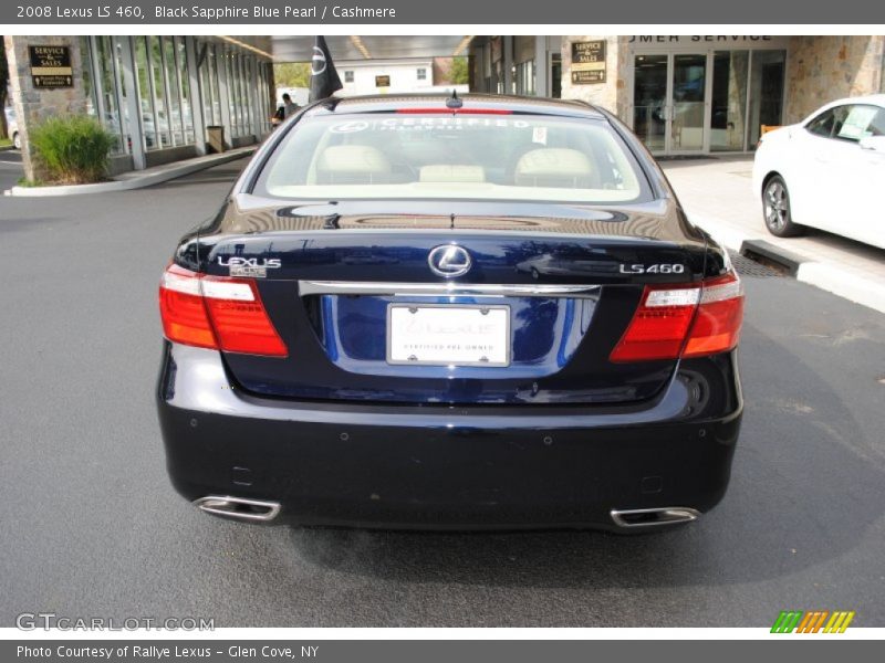 Black Sapphire Blue Pearl / Cashmere 2008 Lexus LS 460