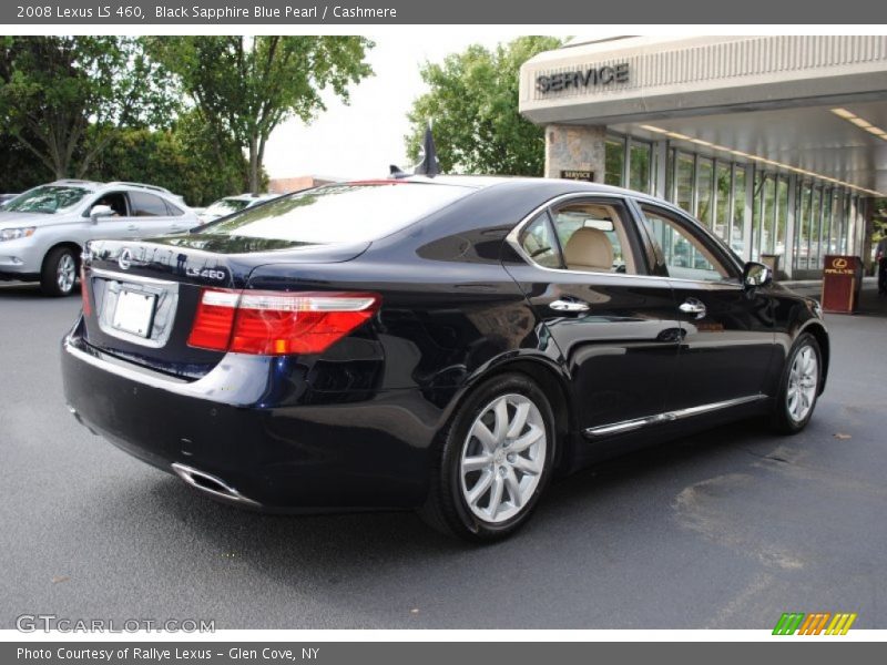 Black Sapphire Blue Pearl / Cashmere 2008 Lexus LS 460