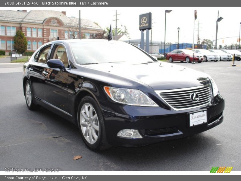 Black Sapphire Blue Pearl / Cashmere 2008 Lexus LS 460