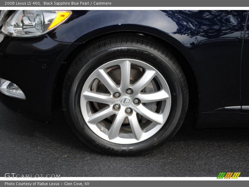 Black Sapphire Blue Pearl / Cashmere 2008 Lexus LS 460
