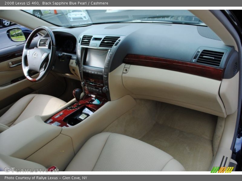 Black Sapphire Blue Pearl / Cashmere 2008 Lexus LS 460
