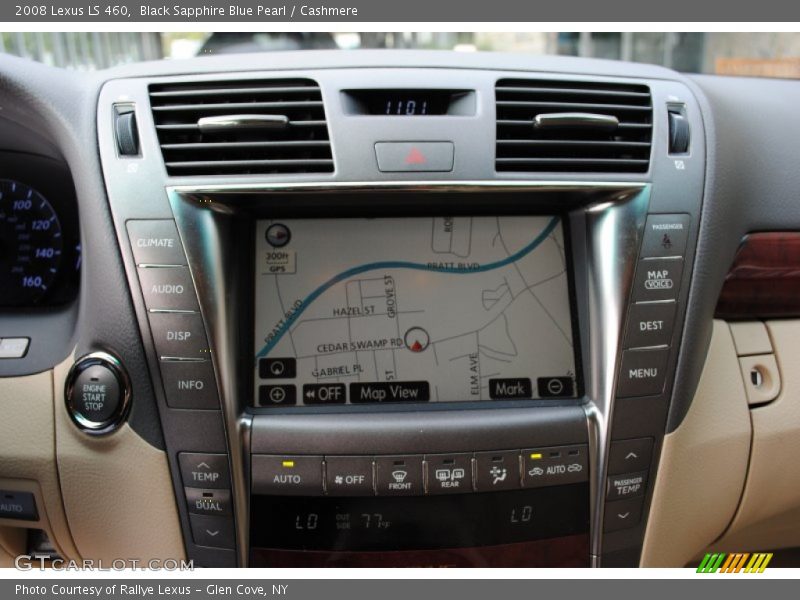 Black Sapphire Blue Pearl / Cashmere 2008 Lexus LS 460