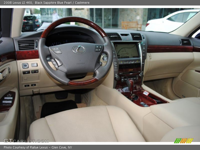 Black Sapphire Blue Pearl / Cashmere 2008 Lexus LS 460