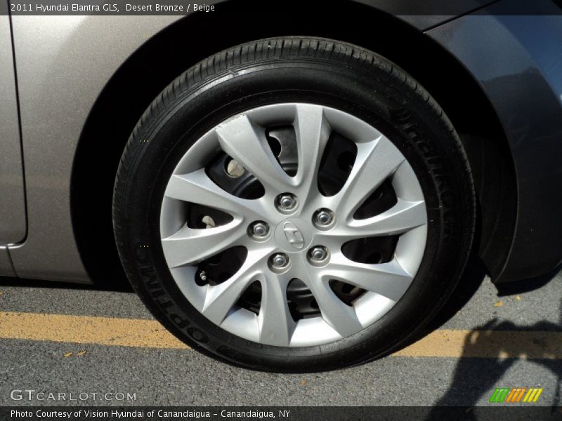 Desert Bronze / Beige 2011 Hyundai Elantra GLS