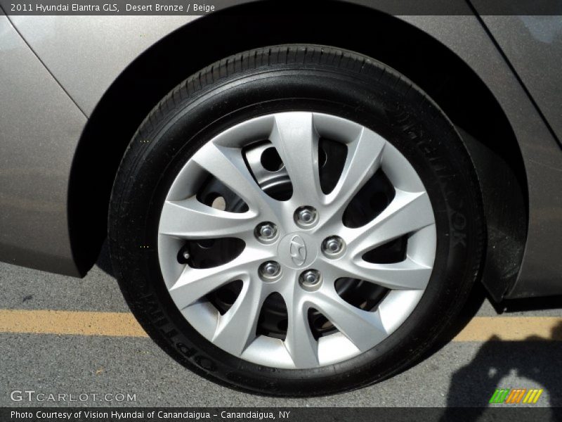 Desert Bronze / Beige 2011 Hyundai Elantra GLS