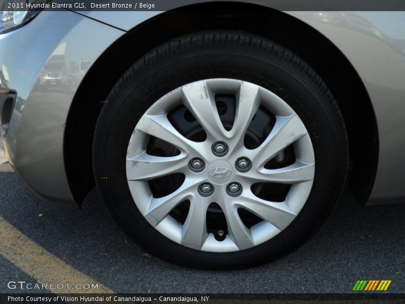 Desert Bronze / Beige 2011 Hyundai Elantra GLS
