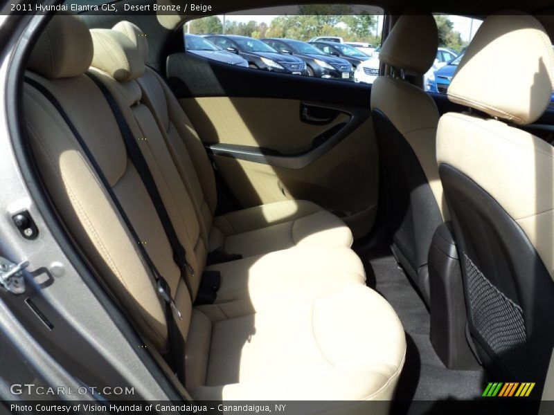 Desert Bronze / Beige 2011 Hyundai Elantra GLS