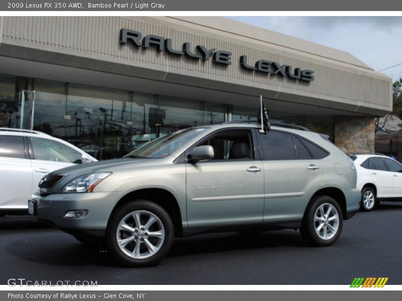 Bamboo Pearl / Light Gray 2009 Lexus RX 350 AWD
