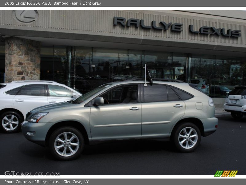 Bamboo Pearl / Light Gray 2009 Lexus RX 350 AWD