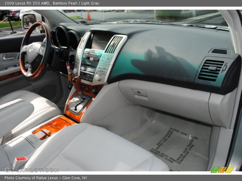 Bamboo Pearl / Light Gray 2009 Lexus RX 350 AWD