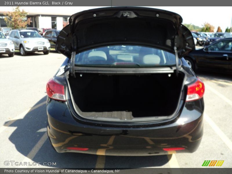 Black / Gray 2011 Hyundai Elantra GLS