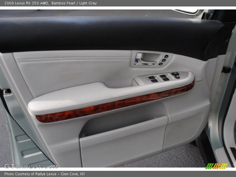Bamboo Pearl / Light Gray 2009 Lexus RX 350 AWD
