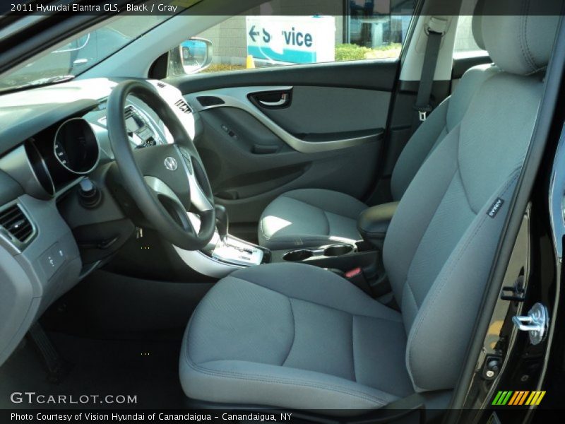 Black / Gray 2011 Hyundai Elantra GLS