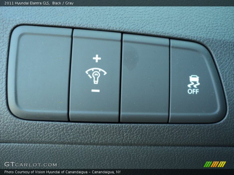 Black / Gray 2011 Hyundai Elantra GLS