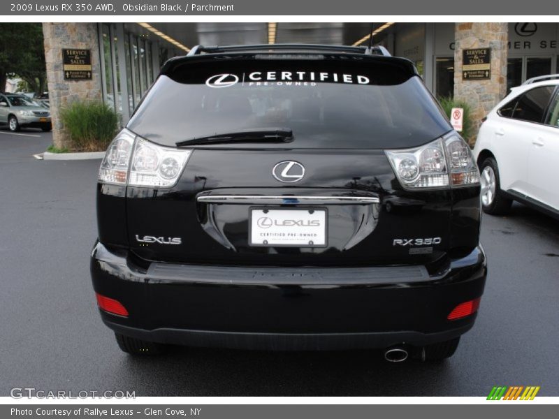 Obsidian Black / Parchment 2009 Lexus RX 350 AWD