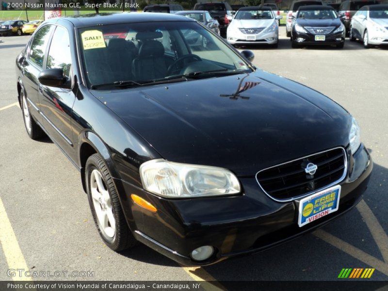 Super Black / Black 2000 Nissan Maxima GLE
