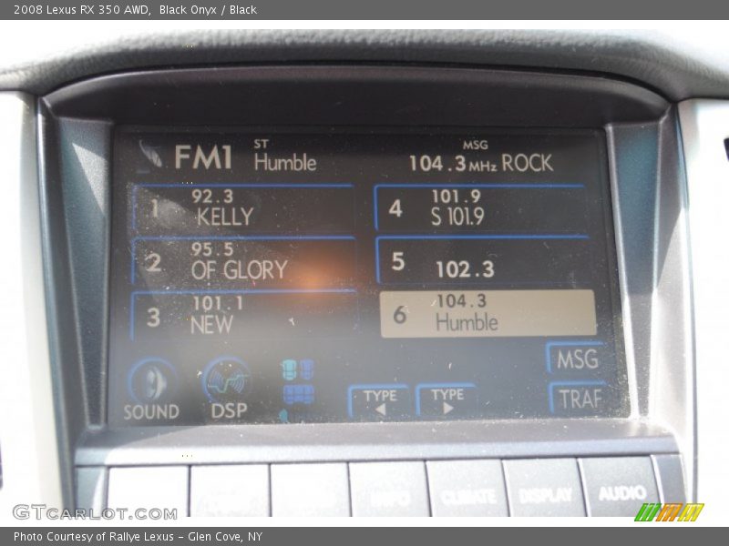 Black Onyx / Black 2008 Lexus RX 350 AWD