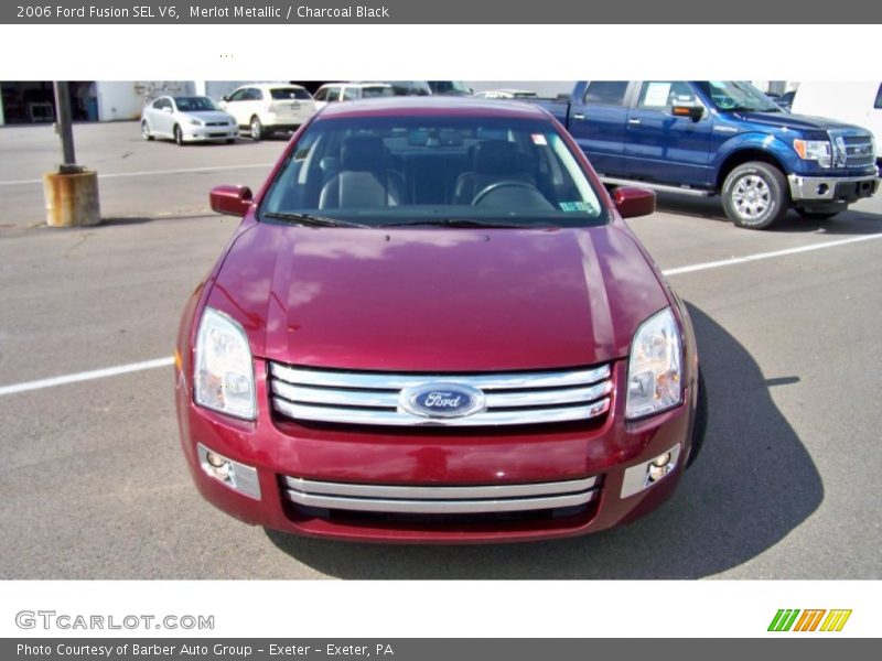 Merlot Metallic / Charcoal Black 2006 Ford Fusion SEL V6