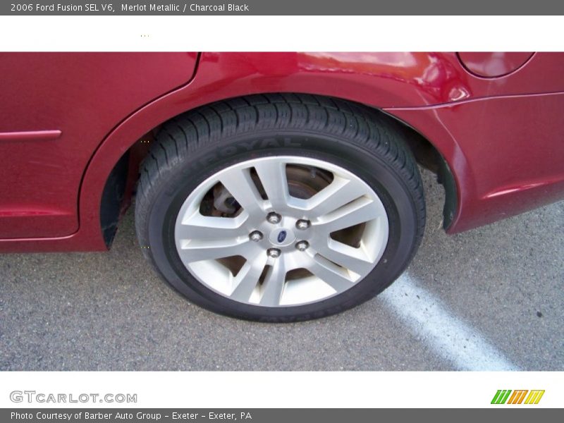Merlot Metallic / Charcoal Black 2006 Ford Fusion SEL V6