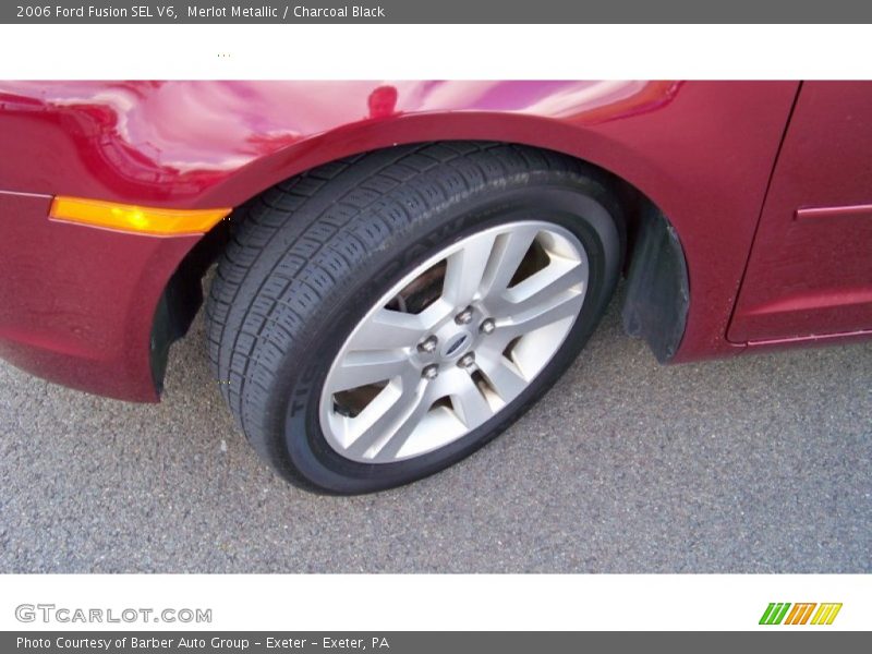 Merlot Metallic / Charcoal Black 2006 Ford Fusion SEL V6