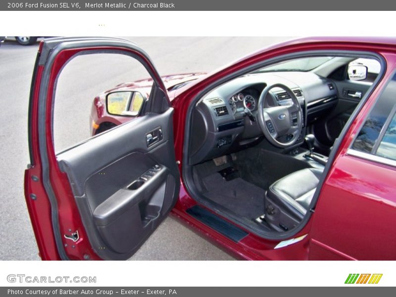 Merlot Metallic / Charcoal Black 2006 Ford Fusion SEL V6