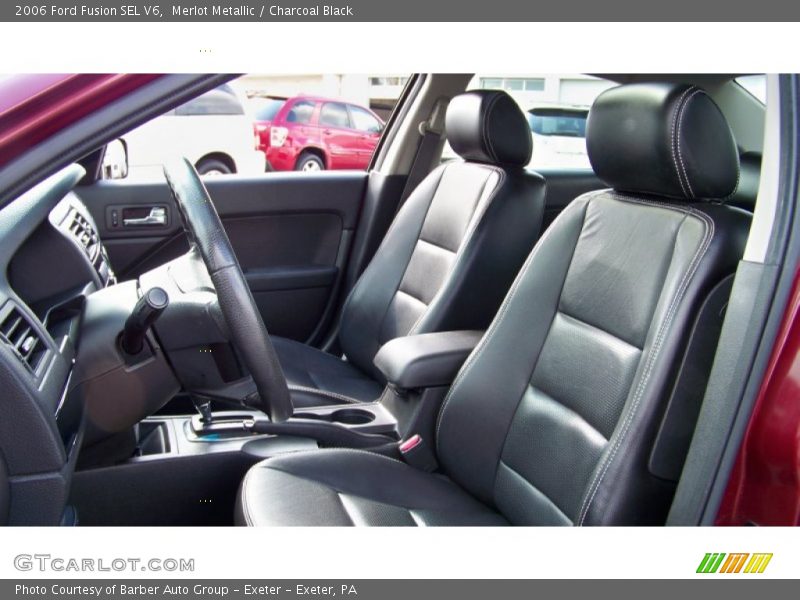 Merlot Metallic / Charcoal Black 2006 Ford Fusion SEL V6