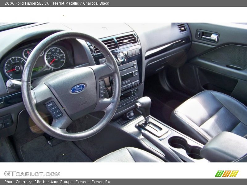 Merlot Metallic / Charcoal Black 2006 Ford Fusion SEL V6