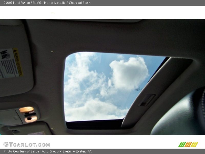 Merlot Metallic / Charcoal Black 2006 Ford Fusion SEL V6