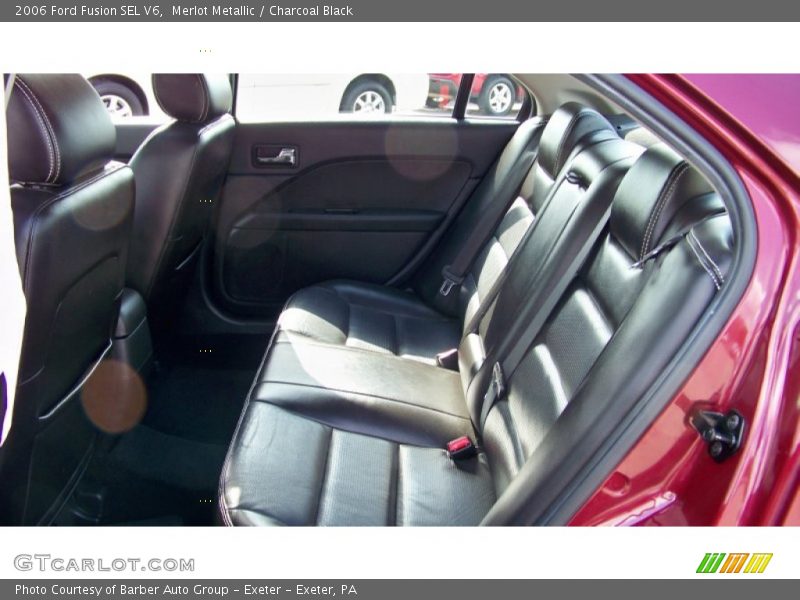 Merlot Metallic / Charcoal Black 2006 Ford Fusion SEL V6