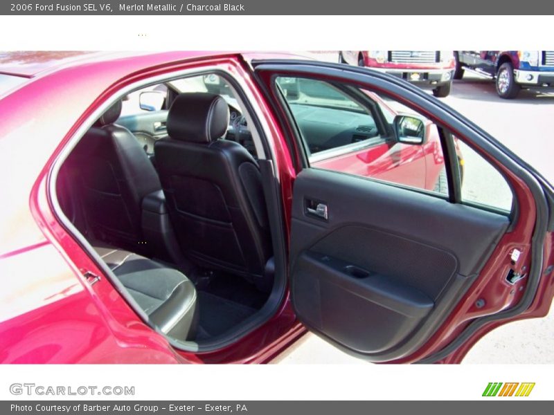 Merlot Metallic / Charcoal Black 2006 Ford Fusion SEL V6
