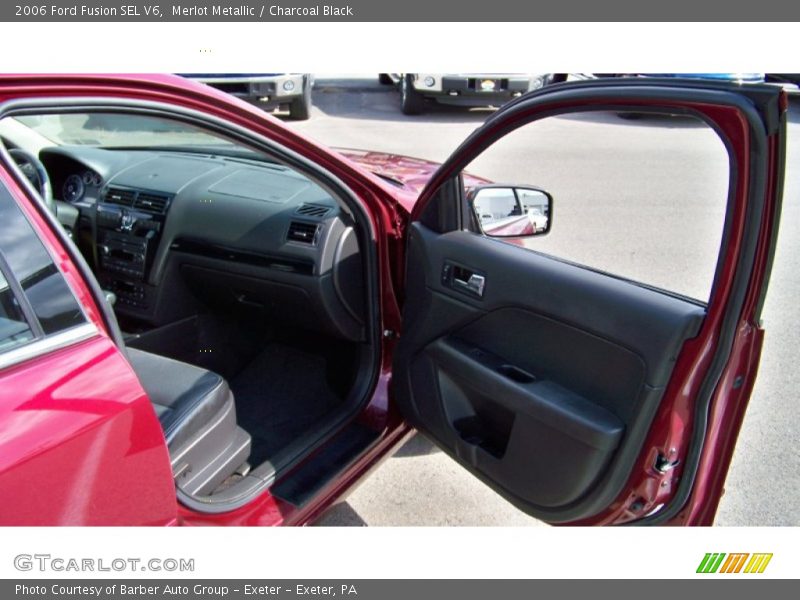 Merlot Metallic / Charcoal Black 2006 Ford Fusion SEL V6