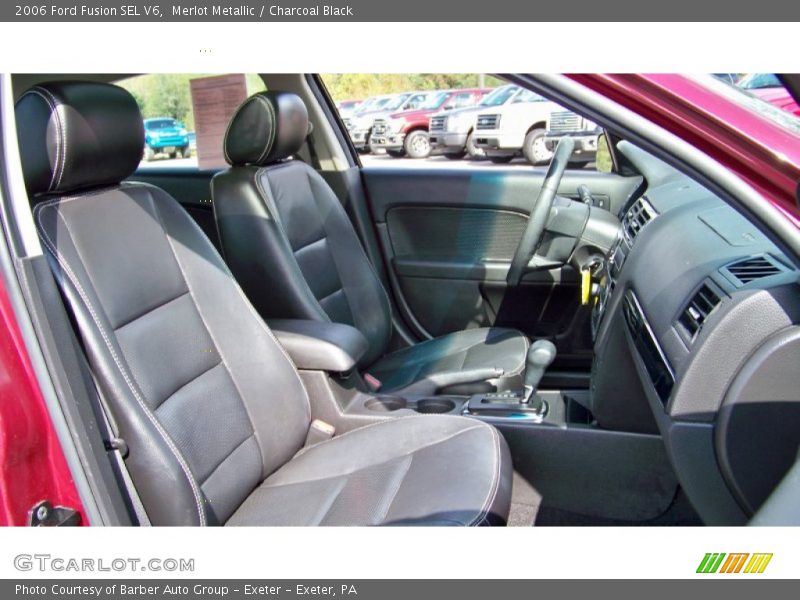 Merlot Metallic / Charcoal Black 2006 Ford Fusion SEL V6