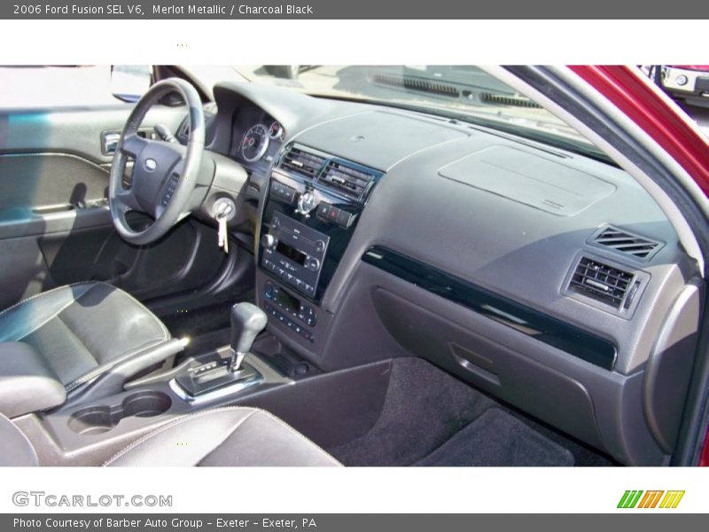 Merlot Metallic / Charcoal Black 2006 Ford Fusion SEL V6