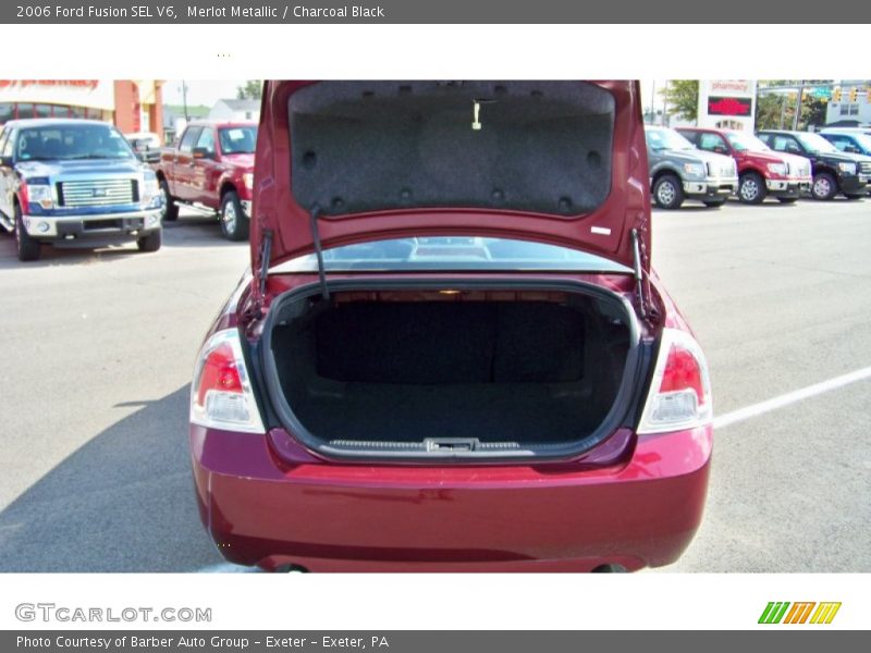 Merlot Metallic / Charcoal Black 2006 Ford Fusion SEL V6