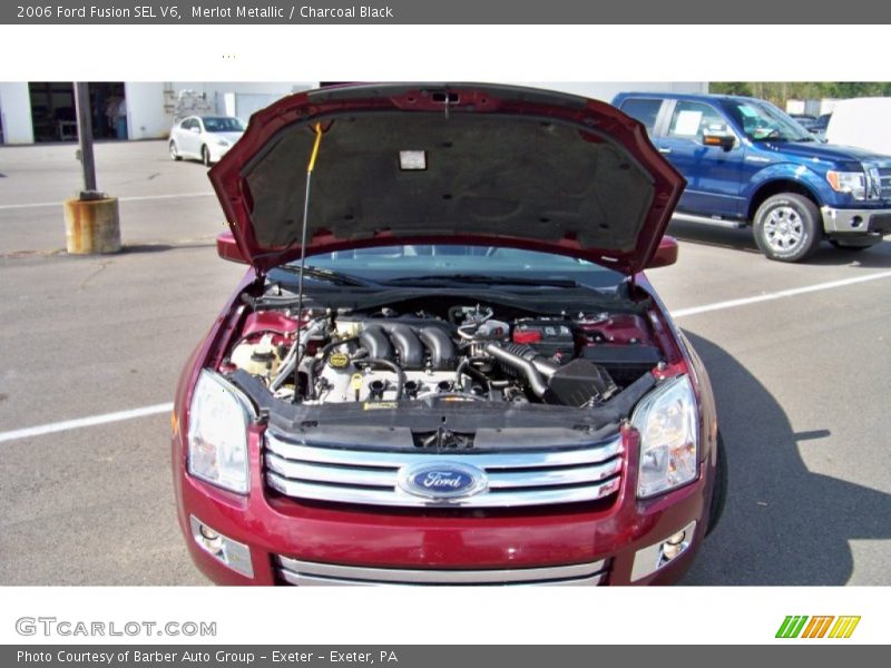 Merlot Metallic / Charcoal Black 2006 Ford Fusion SEL V6