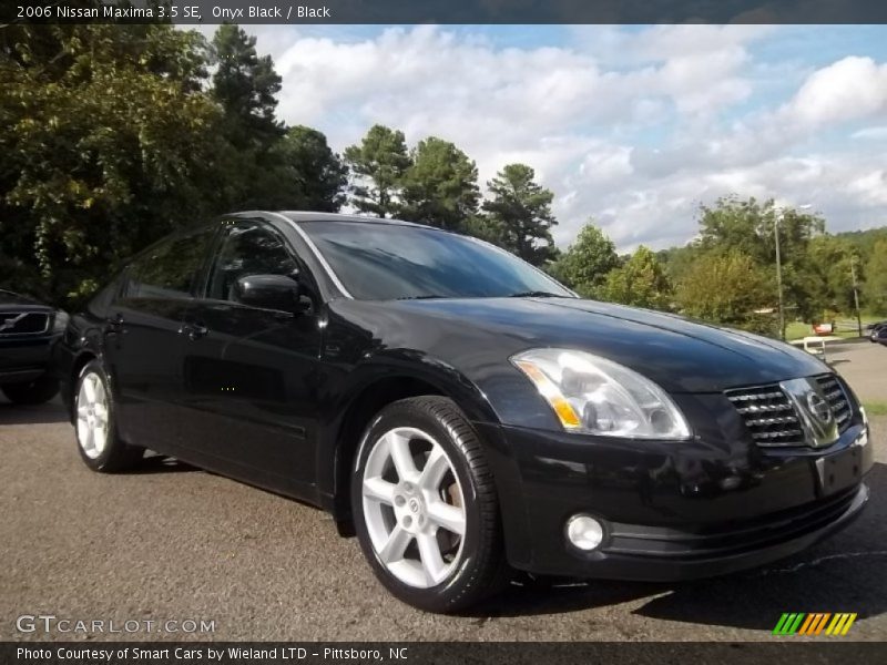 Onyx Black / Black 2006 Nissan Maxima 3.5 SE