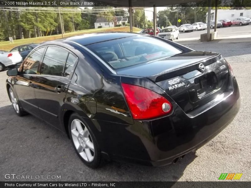 Onyx Black / Black 2006 Nissan Maxima 3.5 SE