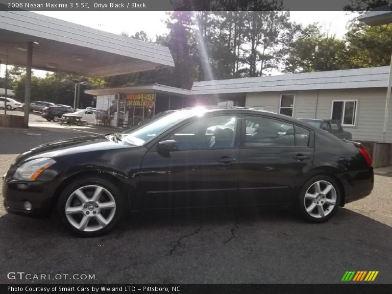 Onyx Black / Black 2006 Nissan Maxima 3.5 SE