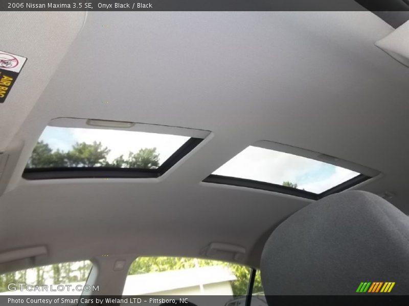 Onyx Black / Black 2006 Nissan Maxima 3.5 SE