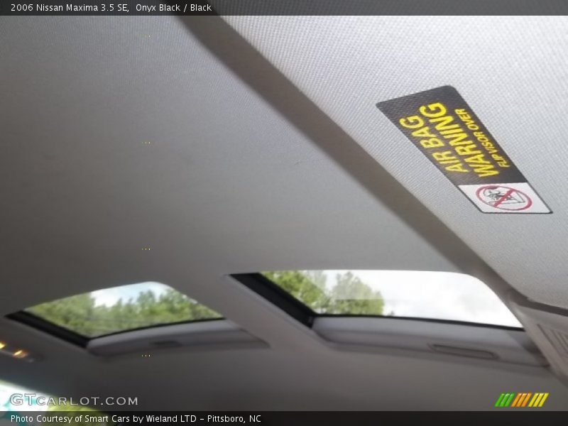 Onyx Black / Black 2006 Nissan Maxima 3.5 SE