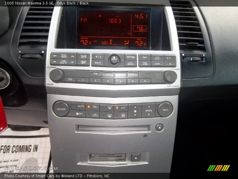 Onyx Black / Black 2006 Nissan Maxima 3.5 SE