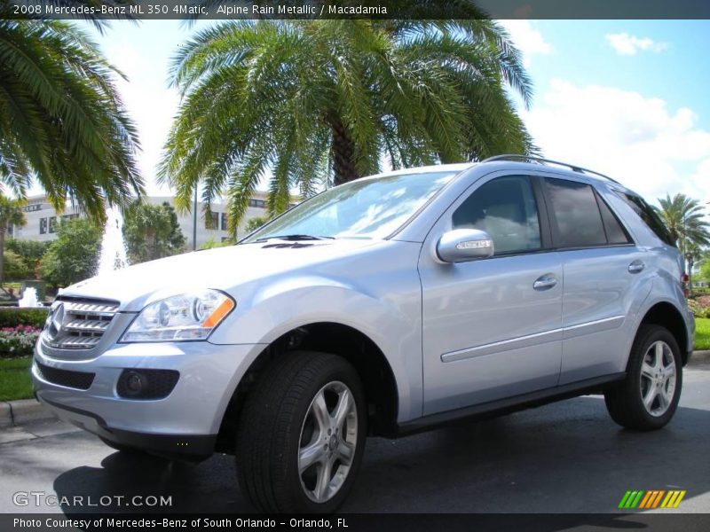 Alpine Rain Metallic / Macadamia 2008 Mercedes-Benz ML 350 4Matic