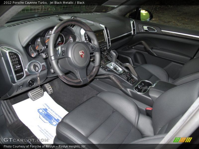 Black Interior - 2012 Cayenne Turbo 