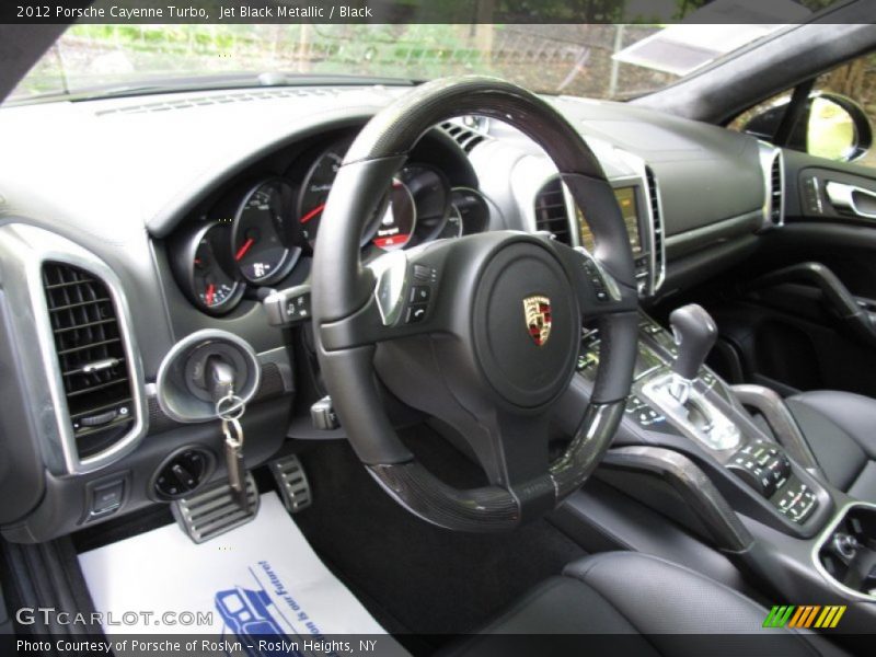 Jet Black Metallic / Black 2012 Porsche Cayenne Turbo