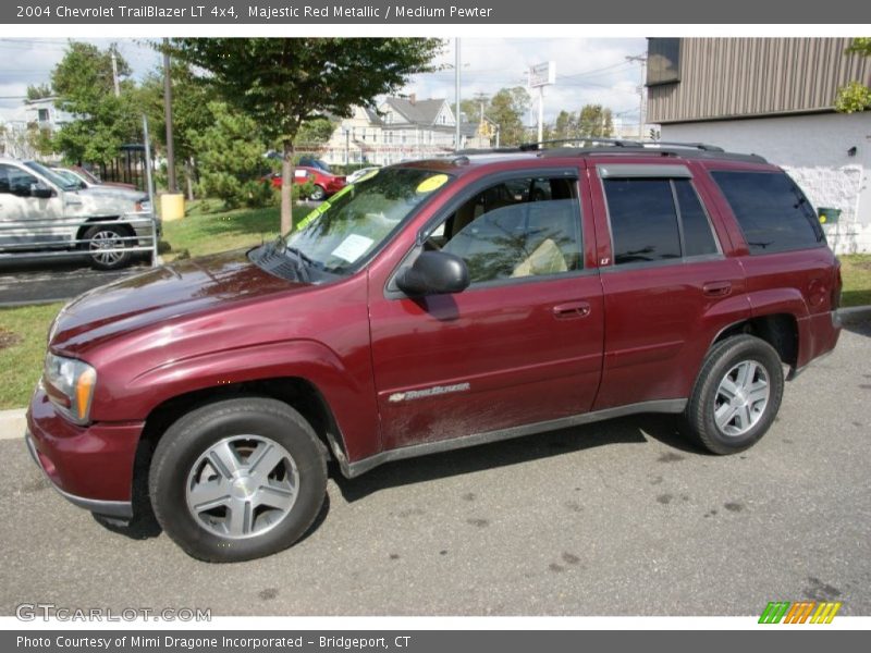 Majestic Red Metallic / Medium Pewter 2004 Chevrolet TrailBlazer LT 4x4